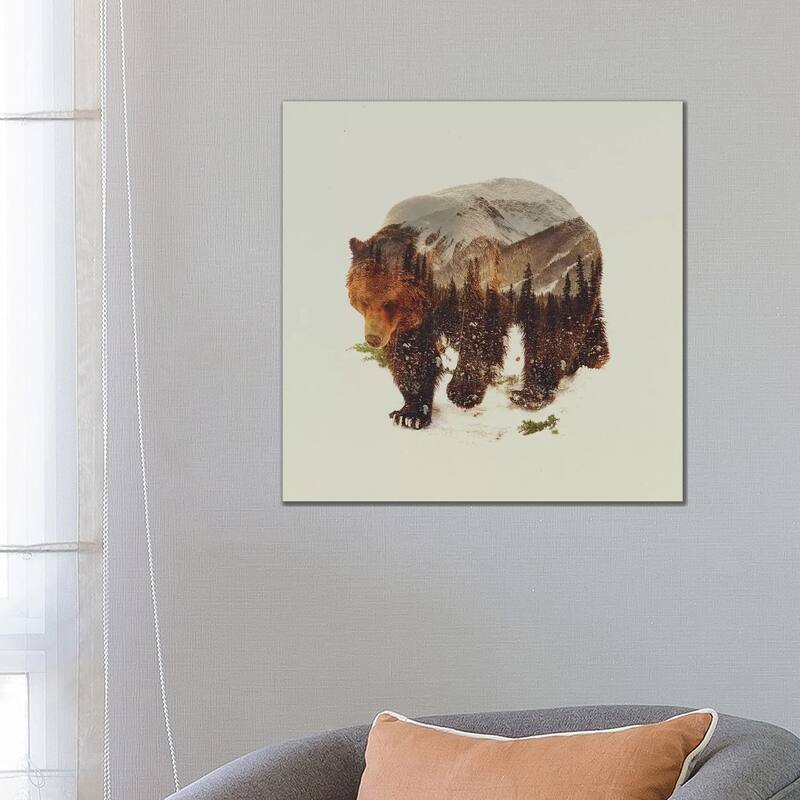 iCanvas "Bear I" by Andreas Lie Canvas Print - 26x26x1.5
