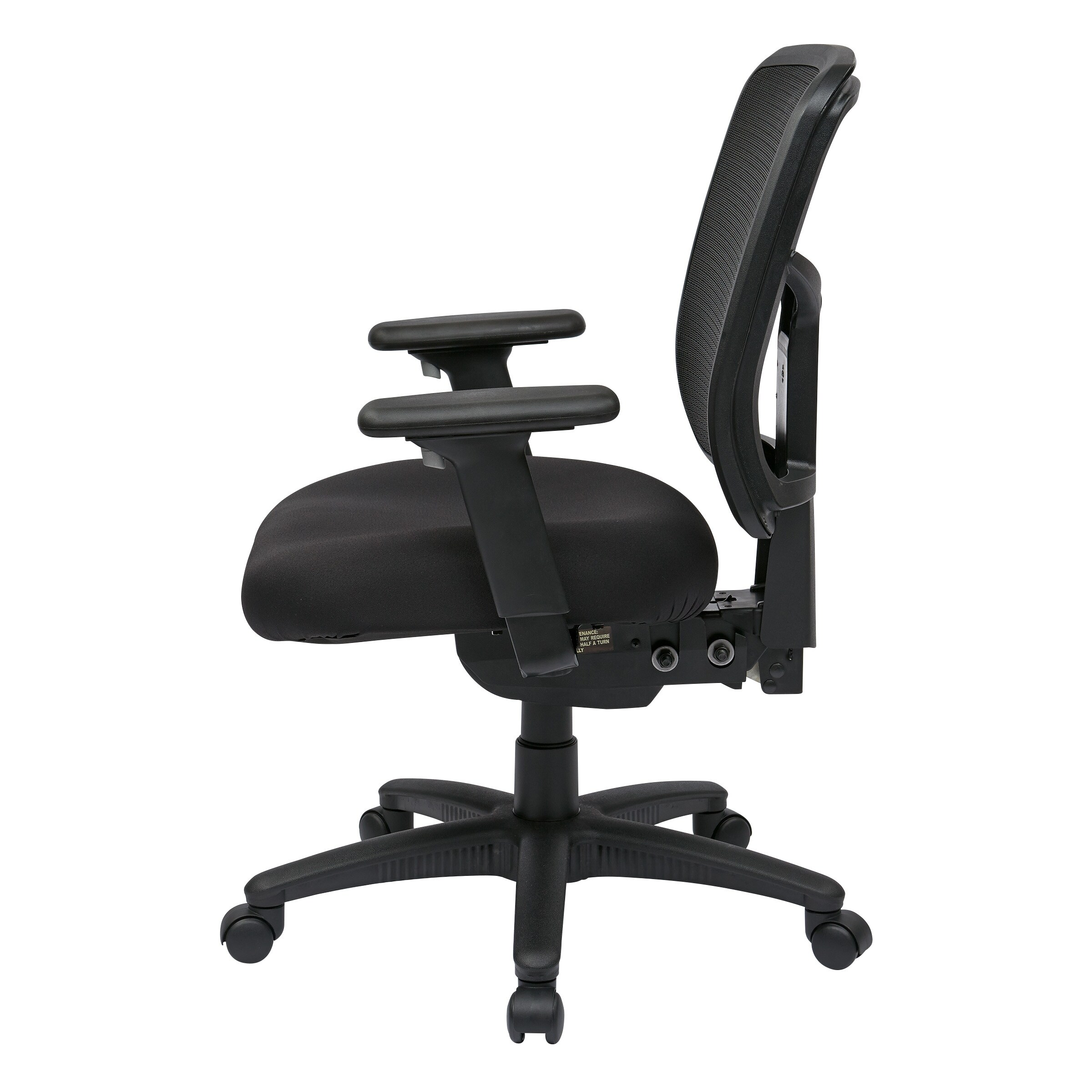 Half back sales office chair