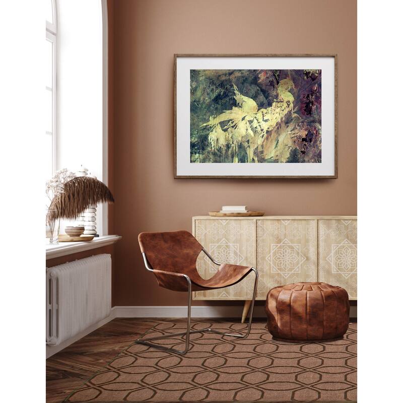ECARPETGALLERY Flat-Weave Ankara FW Brown Wool Kilim - 6'2 x 9'2