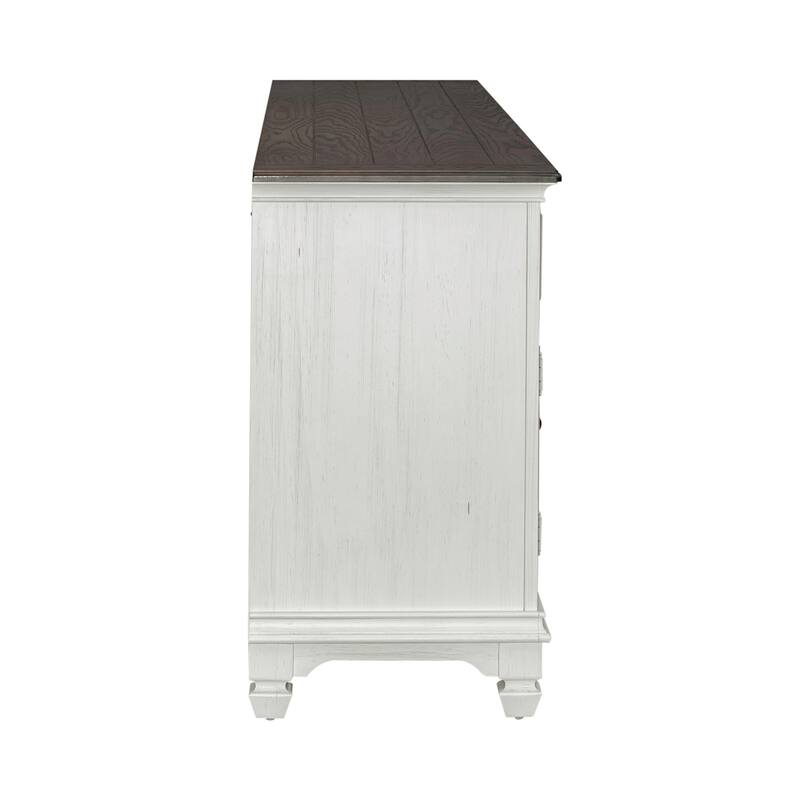 Liberty Furniture Allyson Park 80 Inch TV Console with Firebox