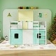 preview thumbnail 3 of 16, Costway Twin Loft Bed with Tower & Tent 3 Storage Pockets Safety