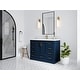 preview thumbnail 11 of 161, Willow Collection 48 in W x 22 in D x 36 in H Boston Single Bowl Sink Bathroom Vanity with Countertop