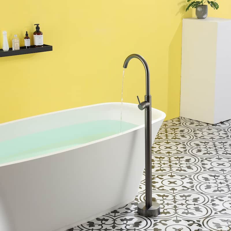Freestanding Floor Mount Bath Tub Filler