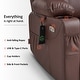 preview thumbnail 41 of 77, MCombo Electric Power Lift Recliner Chair Sofa with Massage and Heat, 3 Positions, USB Ports, Faux Leather