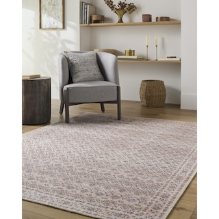 Livabliss Amelie Traditional Border Indoor/Outdoor Area Rug