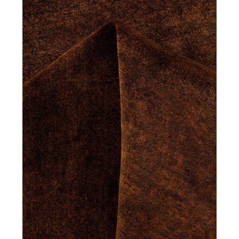 Overdyed One-of-a-Kind Hand-Knotted Area Rug - Brown - 6' 1" x 9' 1"