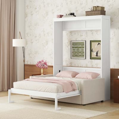 Queen Size Murphy Bed Wall Bed with Cushion
