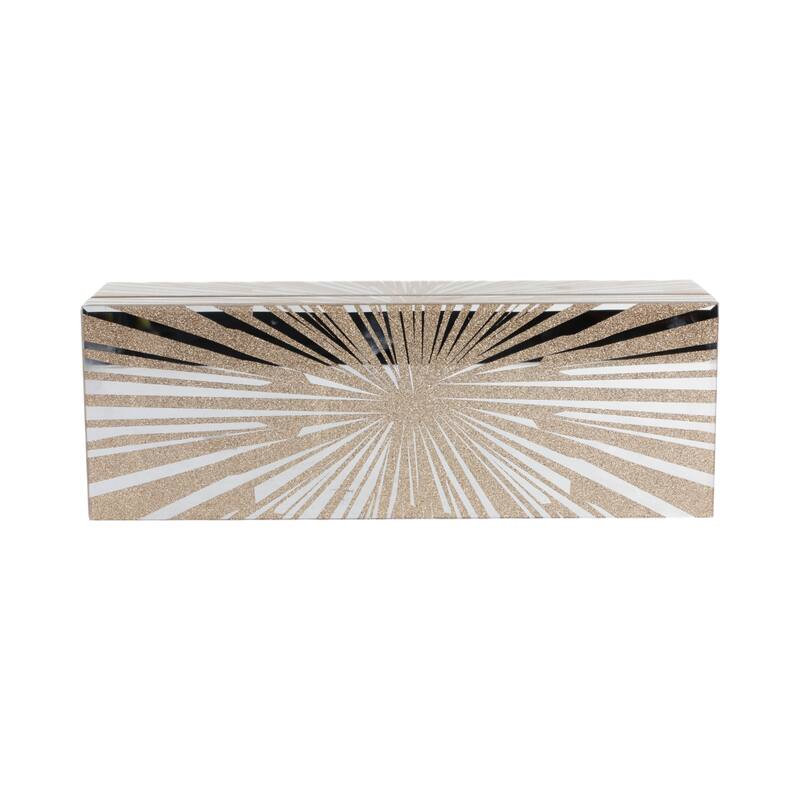 Sophisticated Decorative Storage Box with Lid - 17" x 6" x 5"