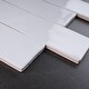 preview thumbnail 2 of 3, TileGen. Kezma 3" x 12" Ceramic Subway in White Wall Tile (25 tiles/6.03 sqft.)