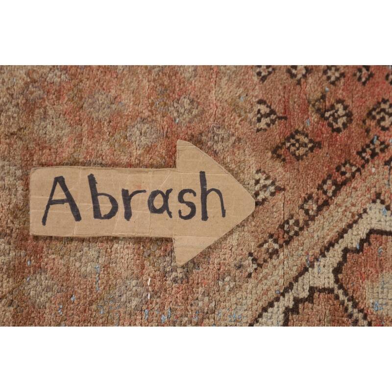 Geometric Botemir Persian Accent Rug Handmade Wool Carpet - 3'4"x 4'10"