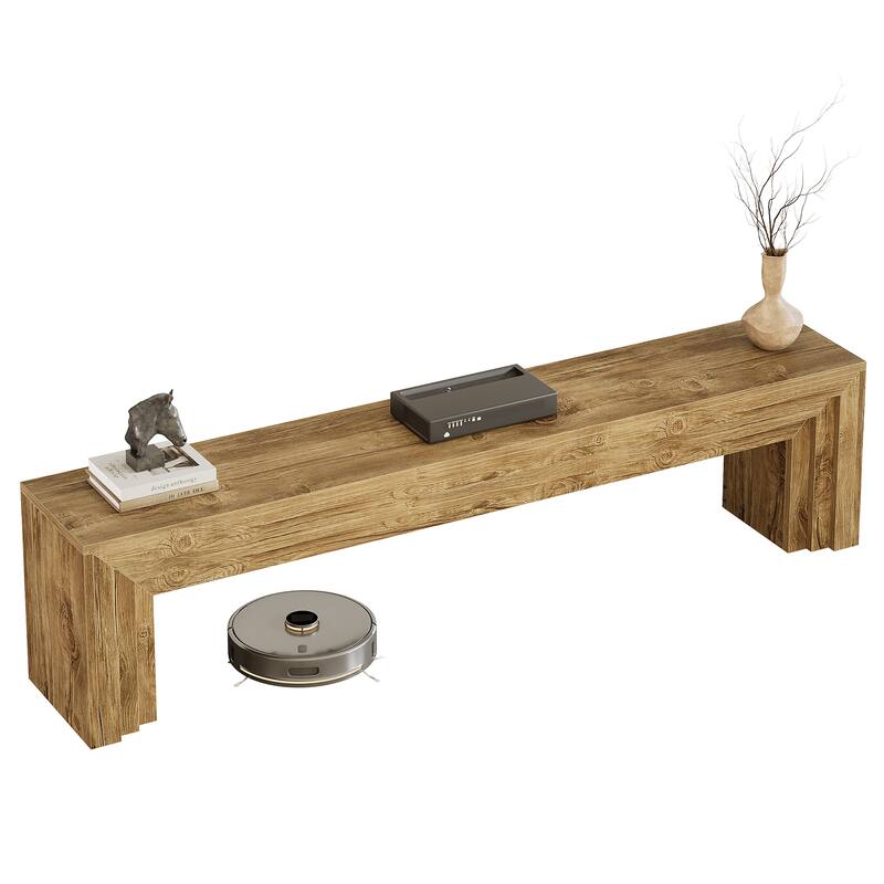 70.9" Extra Long Wooden TV Stand for 75-Inch TVs, Entertainment Center Media Console for Living Room