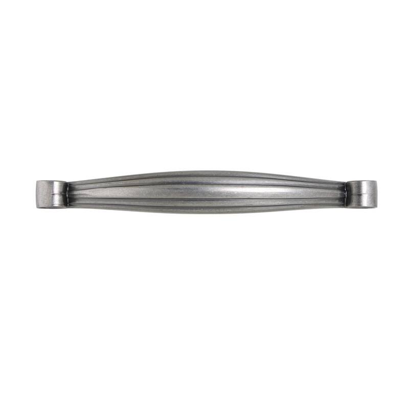 Utopia Alley Whitton Pull Handle - Decorative Cabinet Pewter Drop Pull Handles, 5.0" Center to Center