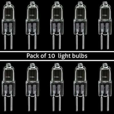 Dimmable HALOGEN LIGHT BULBS G5.3-110-20W ( 10 Pack ) - clear