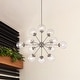 preview thumbnail 5 of 44, Masakee 12-light Sputnik Metal Chandelier with Clear Glass Globe Shades