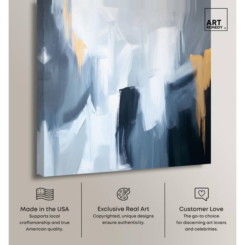 Contained Gesture II Canvas by Art Remedy, Gallery Wrapped