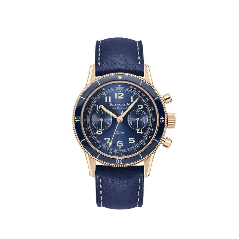Blancpain Air Command Flyback Men's Watch - Rose Gold Case