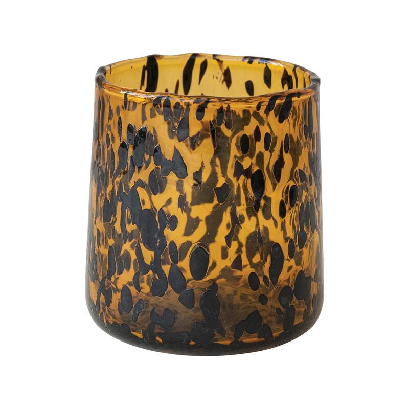 10-Ounce Confetti Drinking Glass - 3.25"L x 3.25"W x 3.75"H