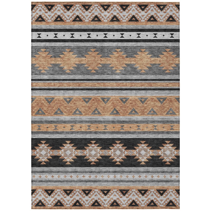 Machine Washable Indoor/ Outdoor Global Heston Chantille Rug