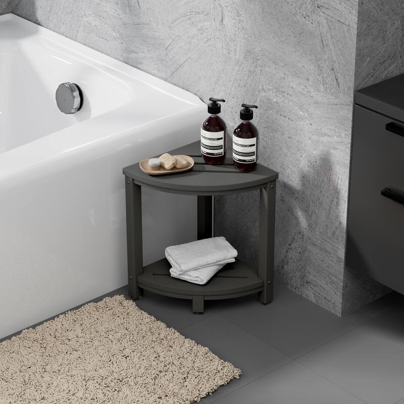 Anapolis Poly Corner Shower Bench