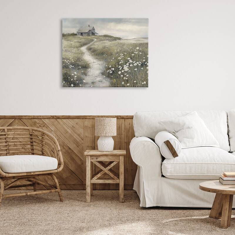 Stupell Path To Coastal Cottage Canvas Wall Art Design By Imagine It Images
