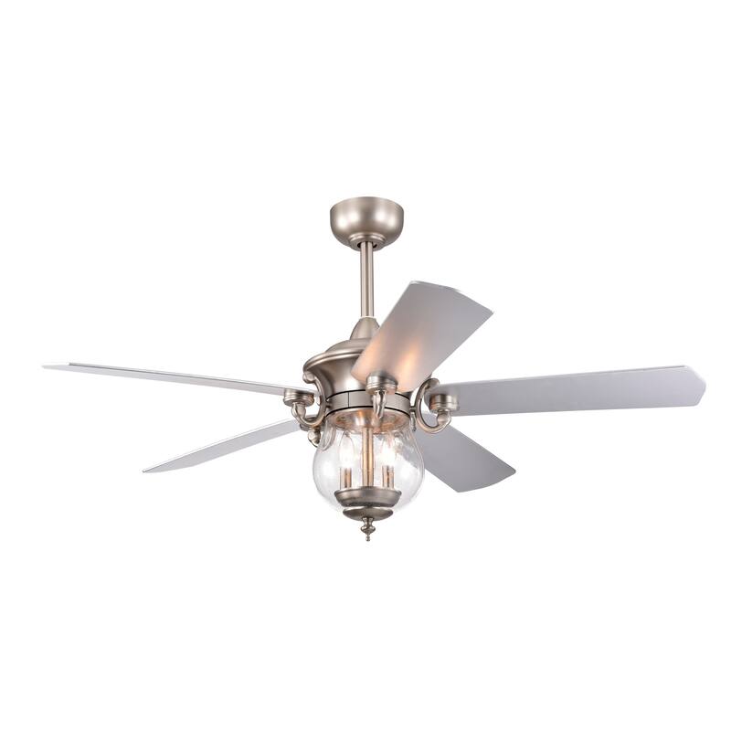 Anisma Anna 28 Inch Mid-Century Modern Style Lighted Ceiling Fan with Remote