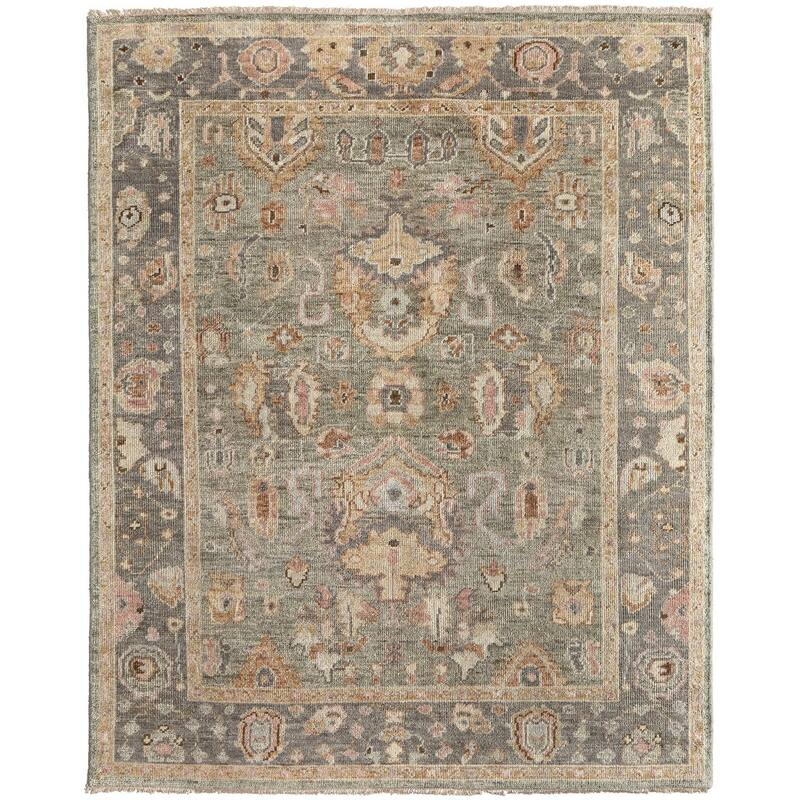 HomeRoots Oriental Traditional Rectangle Area Rug - 162.00 in. x 114.00 in. x 0.28 in.