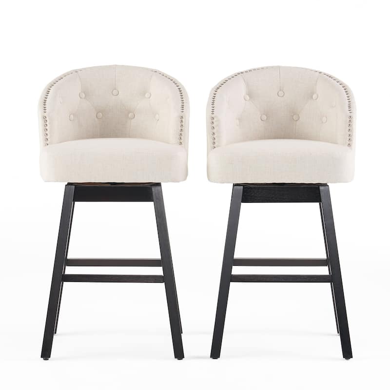 Swivel Bar Stool Side Dining Chair Set of 2