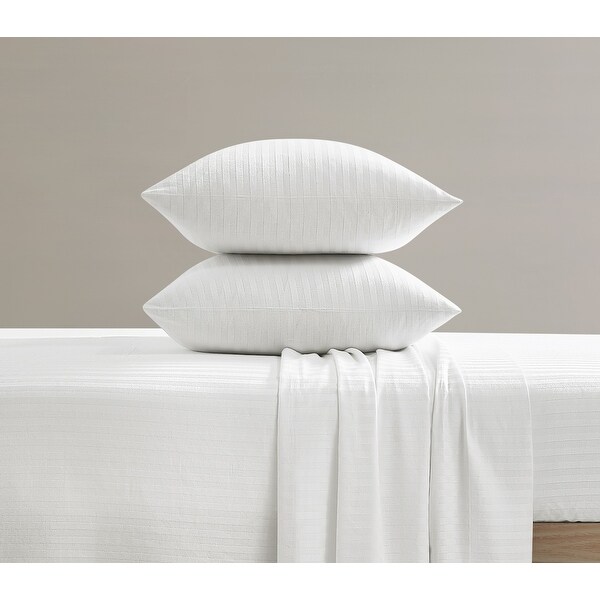 Royal Velvet Signature Dobby Stripe Sheet Set - On Sale - Bed Bath
