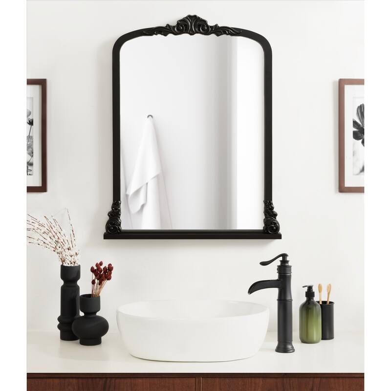 Kate and Laurel Barberry Arch Mirror MDF - 28x35