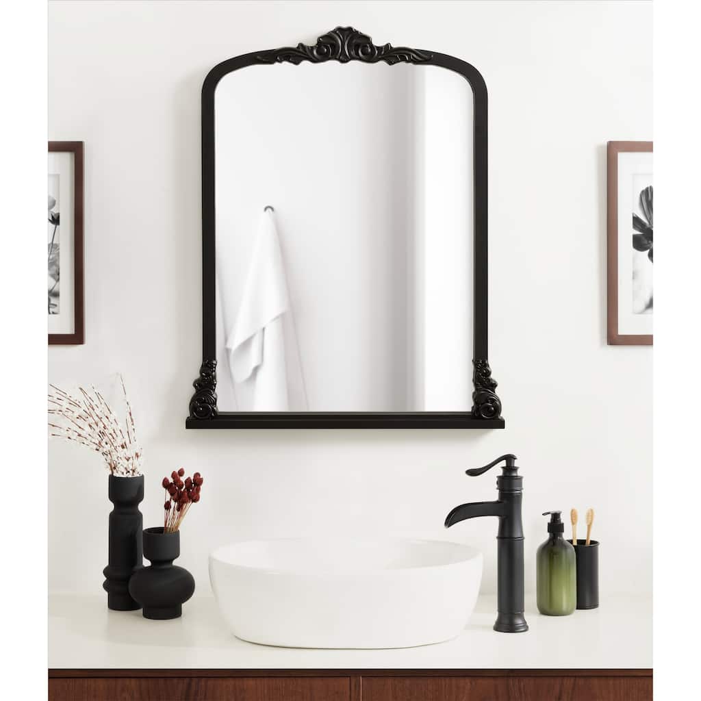 Kate and Laurel Barberry Arch Mirror MDF - 28x35