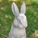 preview thumbnail 35 of 55, Glitzhome MgO Standing Rabbit Bunny Garden Yard Statue Indoor Figurines