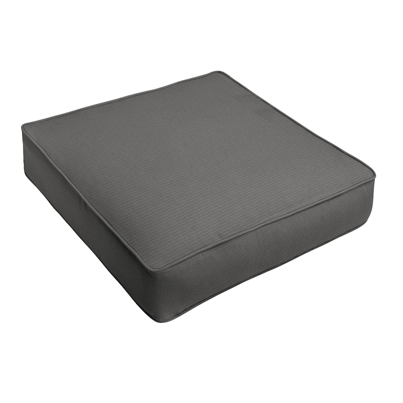 Sorra Home Outdura Solid Indoor/Outdoor Corded Deep Seating Cushion
