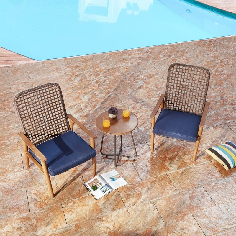 Mesh 3-Piece Outdoor Conversation Set