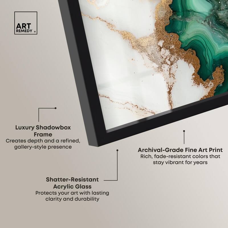 Malachite Majesty Shadowbox by Art Remedy