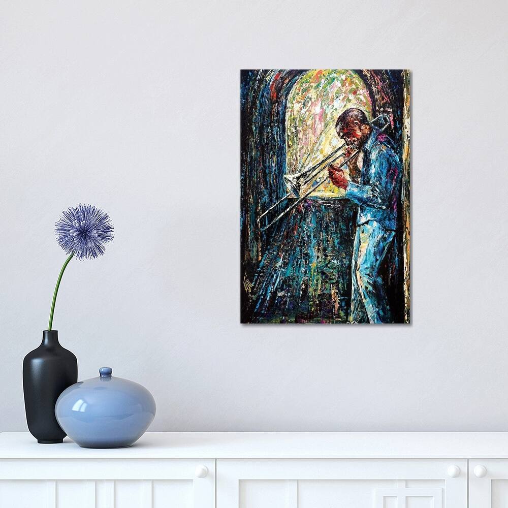 iCanvas "Bluesy Morning" by Natasha Mylius Canvas Print