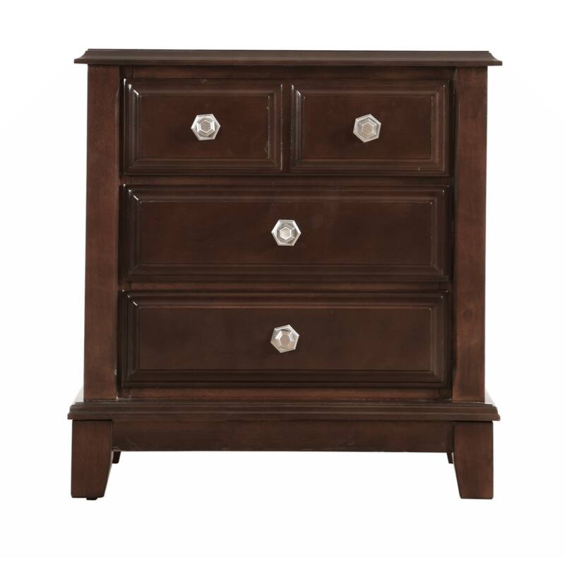 Glory Furniture Ashford Night Stand , Cappuccino - Beige