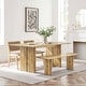 preview thumbnail 6 of 10, Amistad 72" Wood Dining Table and Bench Set