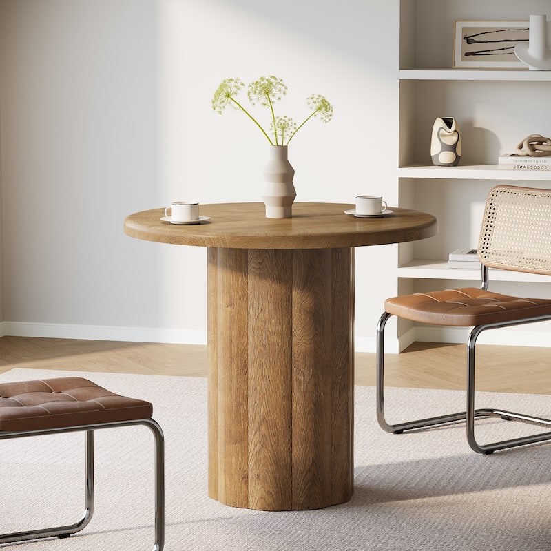 31.5-Inch Small Conference Table for 4 with Sturdy Base