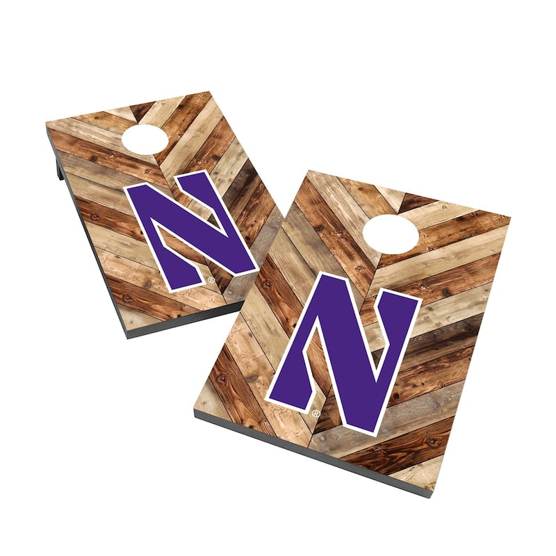 Northwestern Wildcats 2x4 Cornhole Bag Toss Game