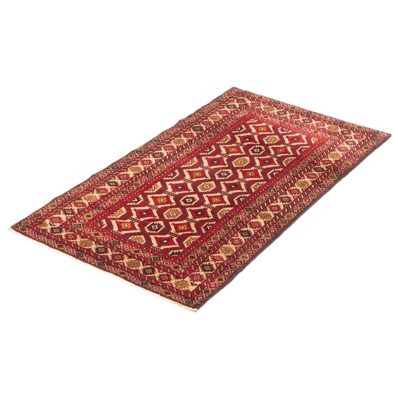 Teimani Tan Rug 2'9" x 4'10" - 2'9 x 4'10