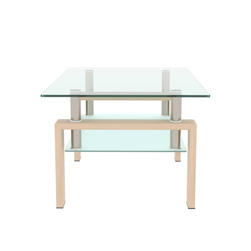 Modern Rectangle Glass Coffee Table