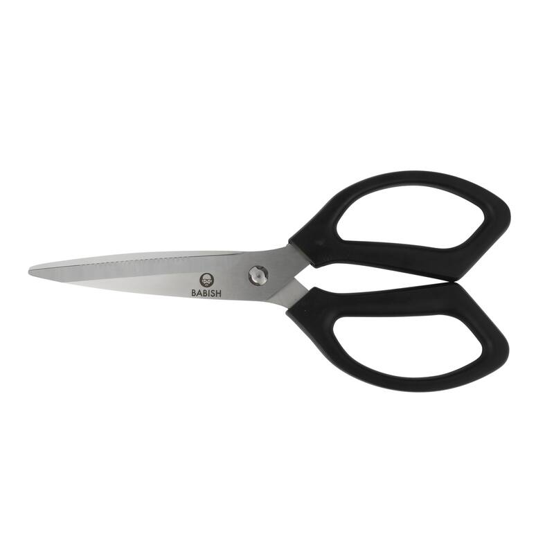 Babish High-Carbon 1.4116 German Steel 15 Piece Full Tang Forged Cutlery Block Set - Black