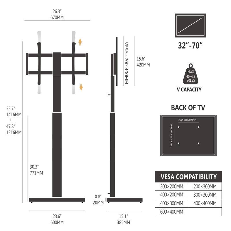 Floor TV Stand