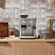 preview thumbnail 9 of 8, KitchenAid Semi Automatic Espresso Machine with Burr Grinder in Cast Iron Black Brushed Stainless Steel