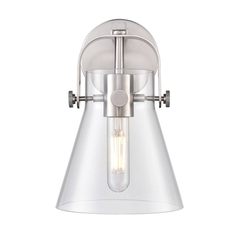 Innovations Lighting 423-1W-10-7 Pilaster II Cone Sconce Pilaster II