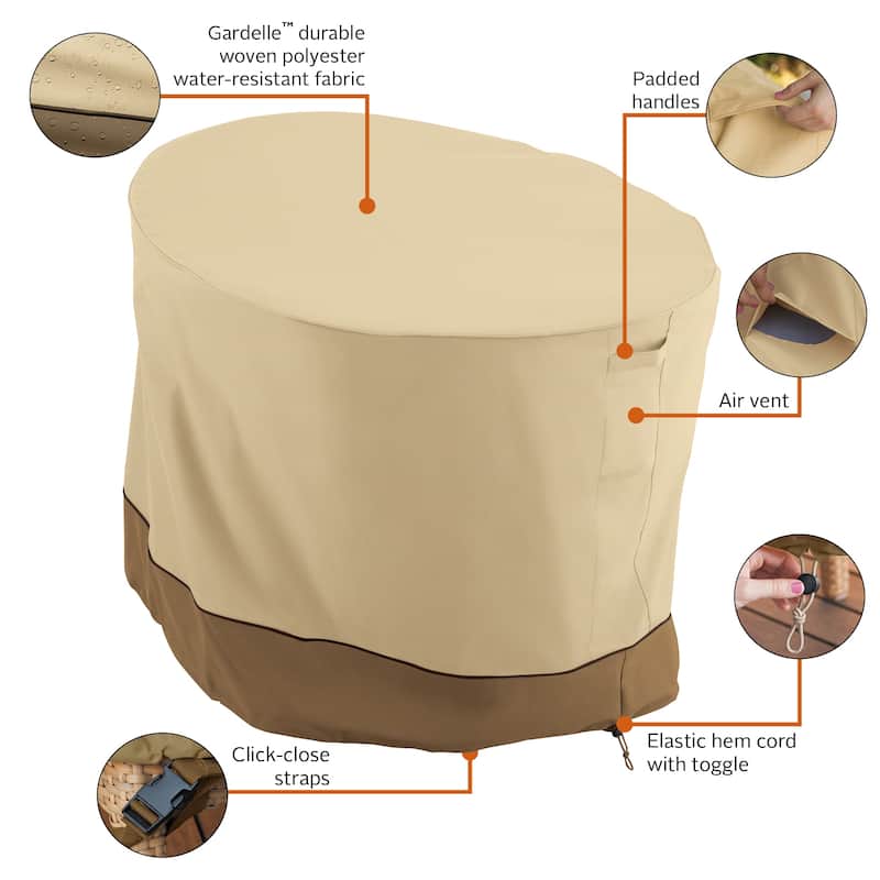 Classic Accessories Veranda Water-Resistant 46 Inch Papasan Patio Chair Cover