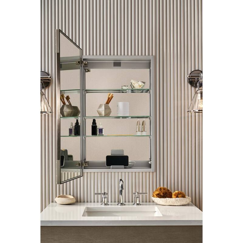 Robern CC2030D4NDSC Craft Series 19-1/4" x 30" Framed Single Door