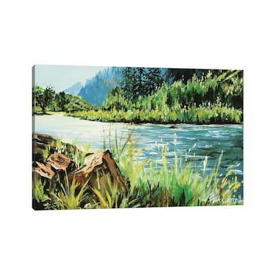 iCanvas "Fly Fishing Dream" by Patricia Carroll Canvas Print