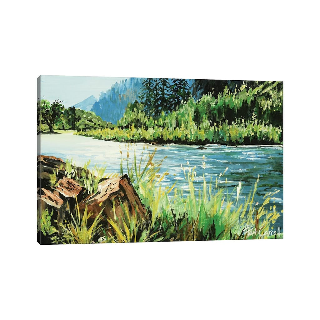 iCanvas "Fly Fishing Dream" by Patricia Carroll Canvas Print