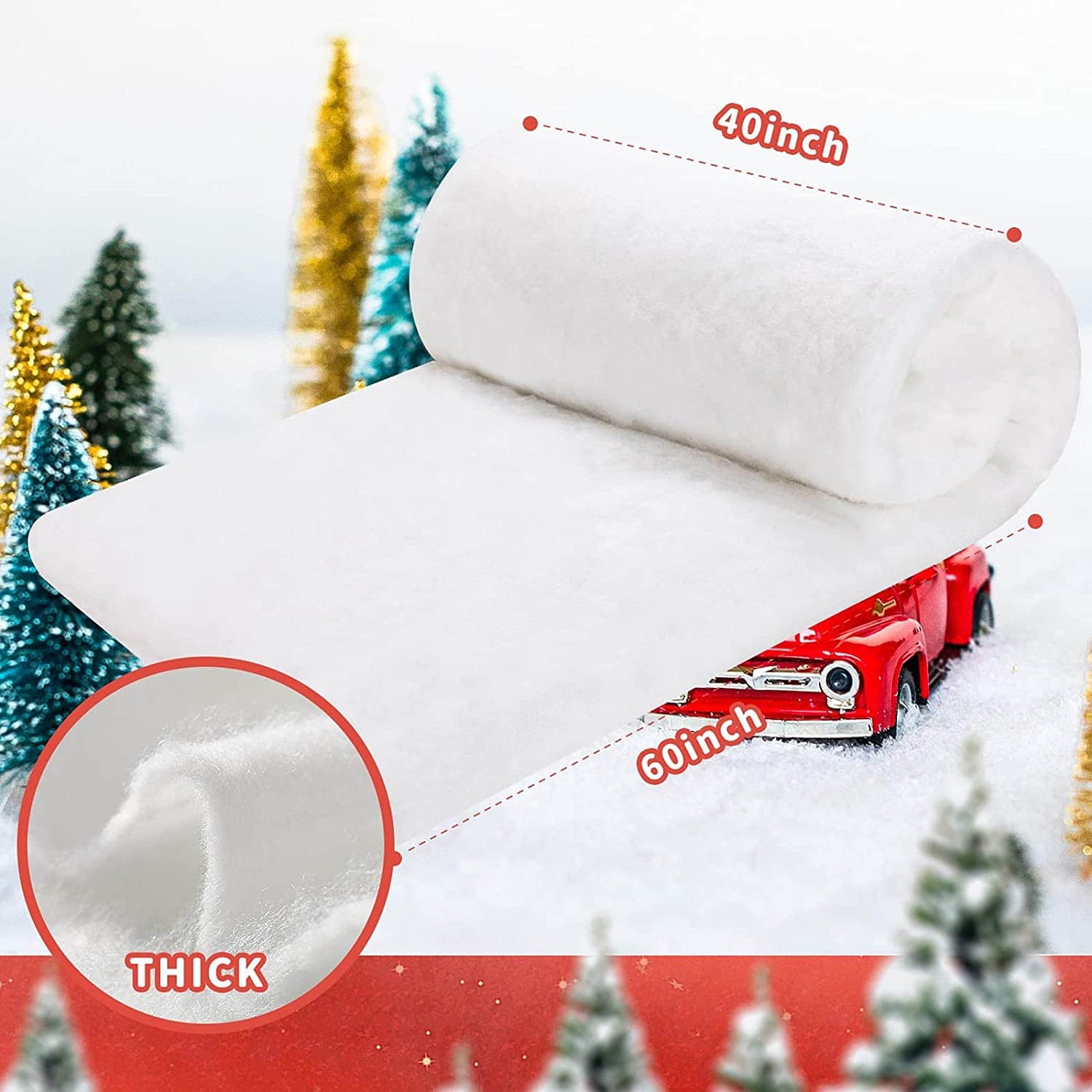 Christmas Artificial Snow Blanket Set Bed Bath & Beyond 35085956